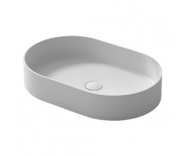 ARCISAN solid surface 580 x 380mm above counter basin - Matte White