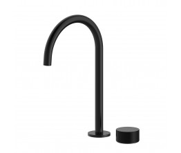 Vierra Basin mixer with Extended Height Spout - Matte Black
