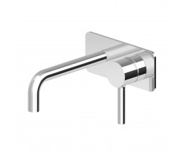 Zucchetti Pan wall tap Mixer With Plate 175mm Spout