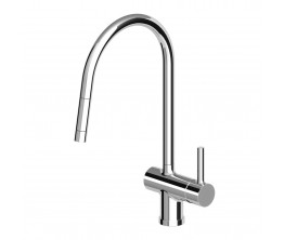 Zucchetti Pan Sink Mixer With Pull Out Nozzle
